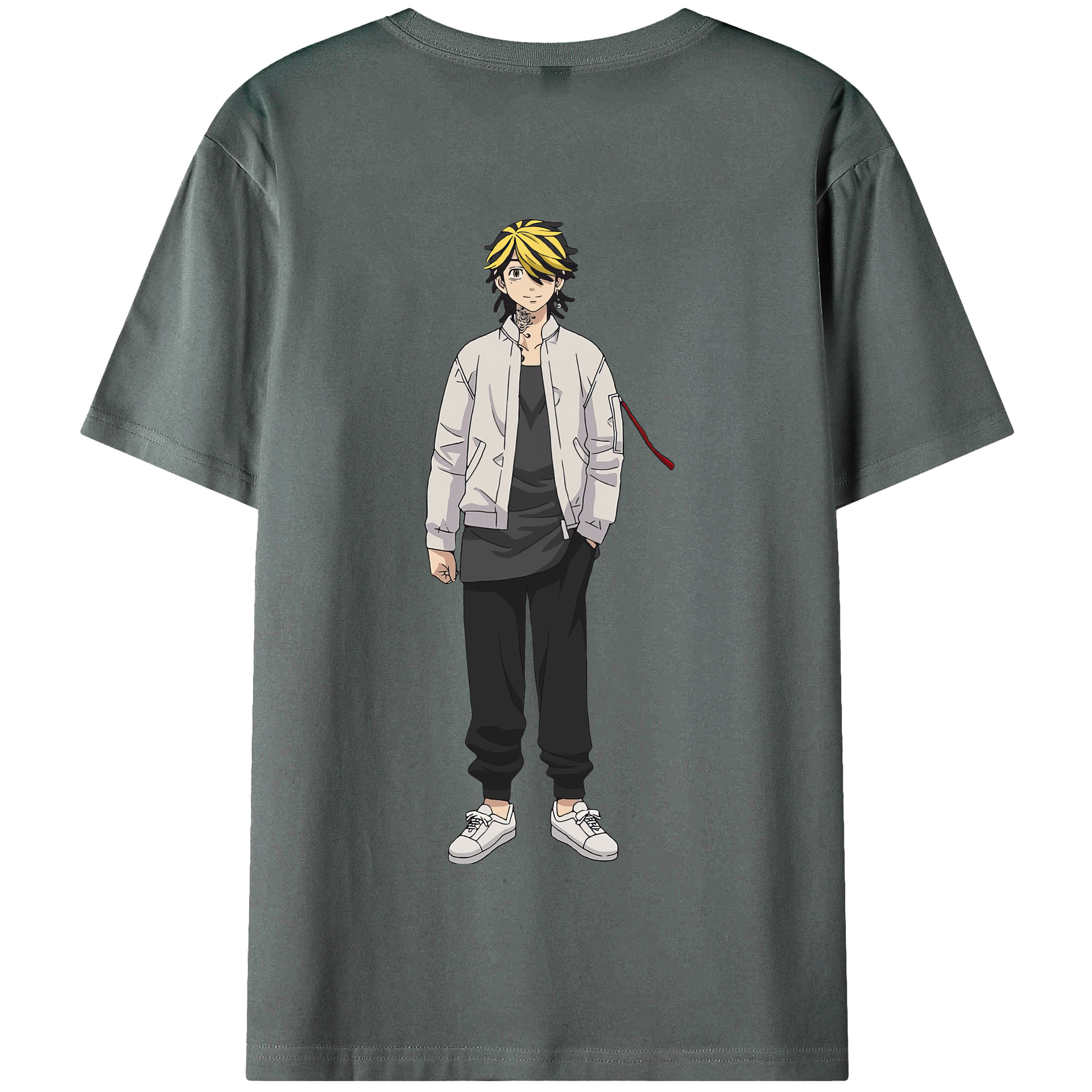 （画像用） 東京リベンジャーズ Tokyo Revengers 綿100％半袖Tシャツ（背面プリント）